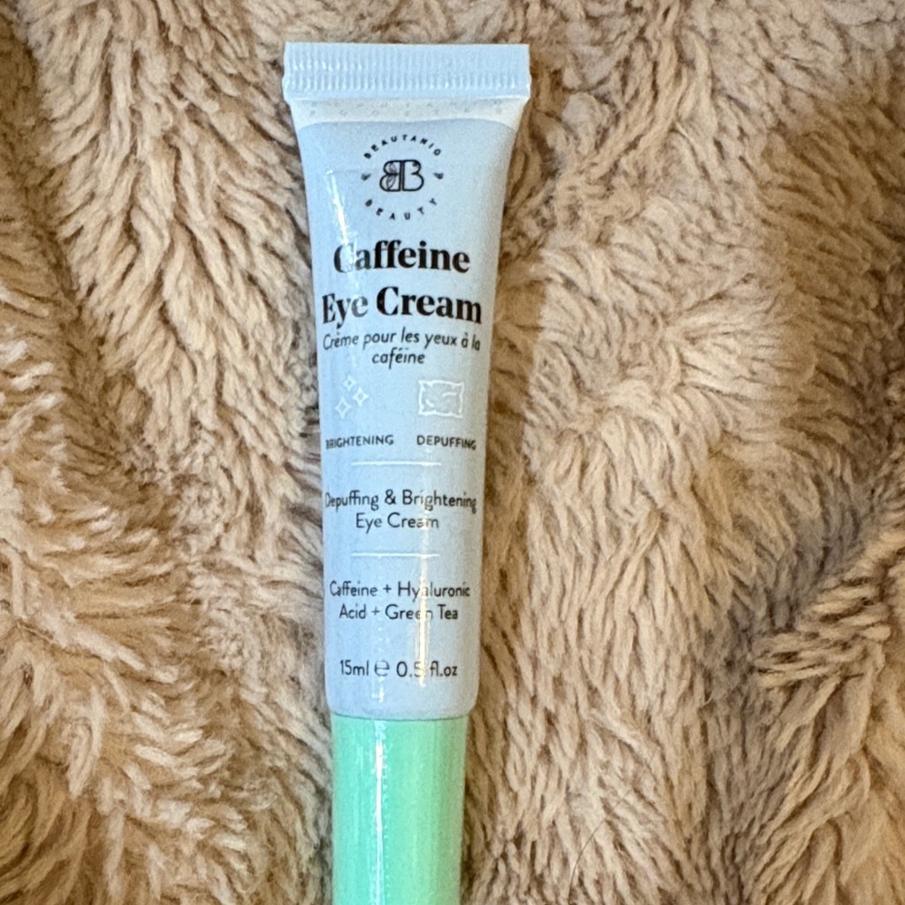 Brightening Caffeine Eye Cream by Beauty Treats - Light Green